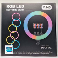 LAMPARA LED RGB MJ-45 CON TRIPODE